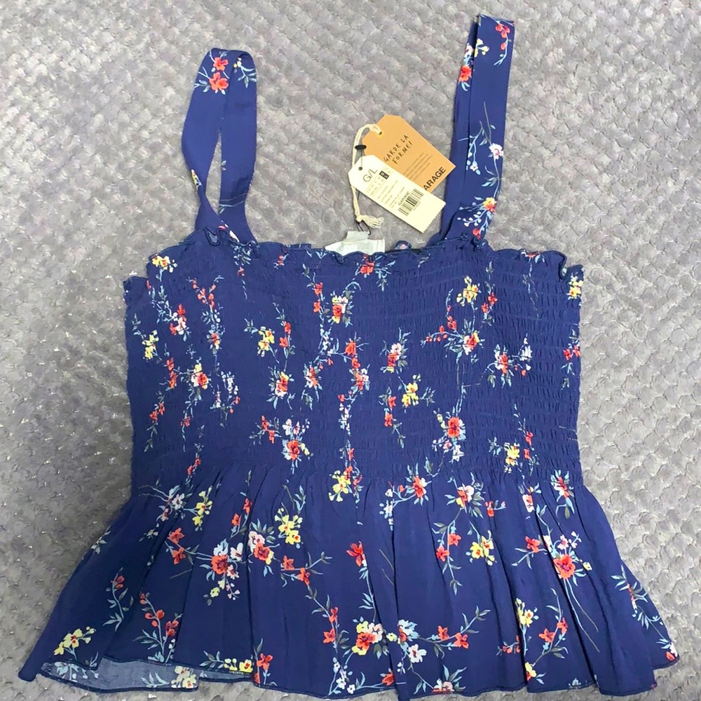Large Garage Crop Top (Never Worn)